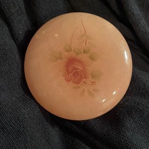 GENUINE ALABASTER COVERED JEWELRY PIECE 4 Inches X 2 inches